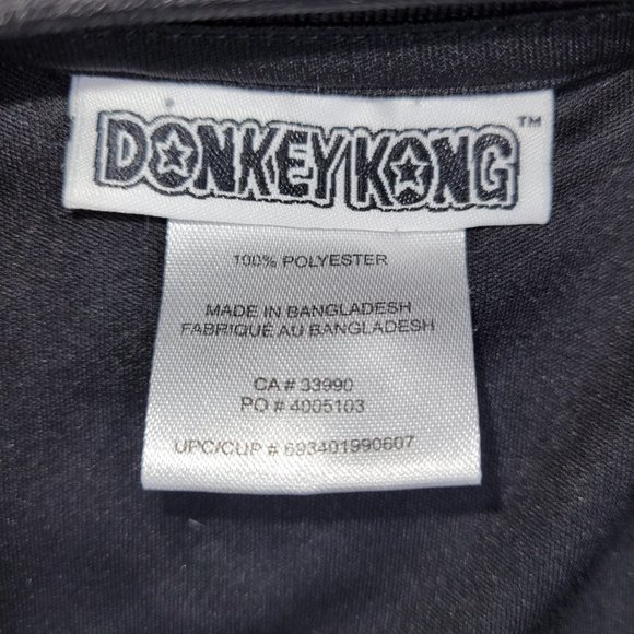Nintendo Donkey Kong I'm A Beast Polyester T-Shirt Mens size Large - Picture 2 of 2